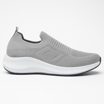 Men's Grey Slip-On Walking Sneakers Size 40-45