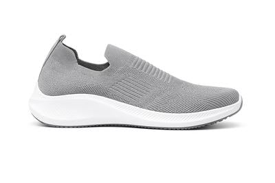 Men's Grey Slip-On Walking Sneakers Size 40-45