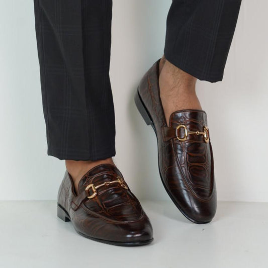 ELLE "Crown Croc Loafer